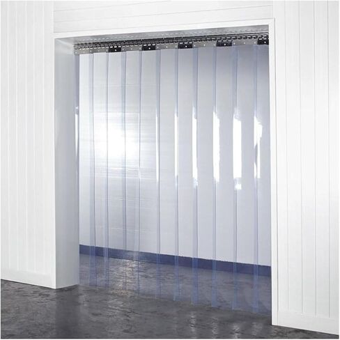 Clear PVC Door Curtains, Anti-Static Door Curtains, Windproof and Dustproof Partition Curtains Suitable for Warehouses, Factories(120x220cm) in Saudi Arabia