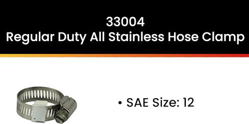 Pro Tie 33004 SAE مقاس 12 نطاق 11/16 بوصة - 1-1/4 بوصة واجب عادي جميع مشبك خرطوم الفولاذ المقاوم للصدأ، 10 عبوات in Kuwait