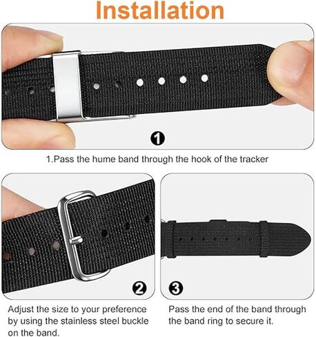 Nylon Replacement Compatible for Hume Band, Women Men Soft Breathable Nylon Strap Adjustable Wristband for Hume Health Band Fitness Tracker in Saudi Arabia