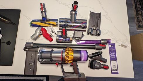 Dyson V15 Detect Total Clean Extra Cordless Vacuum - Yellow/Nickel in Saudi Arabia