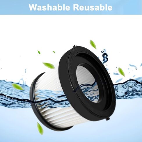 مرفق مرشحات مكنسة DCV501HB DCV5011H متوافق مع مكنسة كهربائية محمولة لاسلكية ديوالت 20 فولت قابلة للغسل وإعادة الاستخدام، 6 عبوات in Kuwait