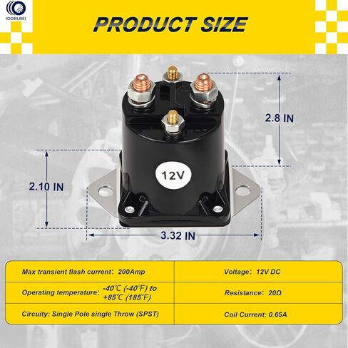نادي السيارات 12 فولت عربة الغولف الملف اللولبي التتابع لنادي السيارات DS وسابقة 1984-up الغاز بداية استمرار واجب الملف اللولبي إصلاح التبديل 1013609، 1117، 1012275، 435-154، LPL6003 in Kuwait