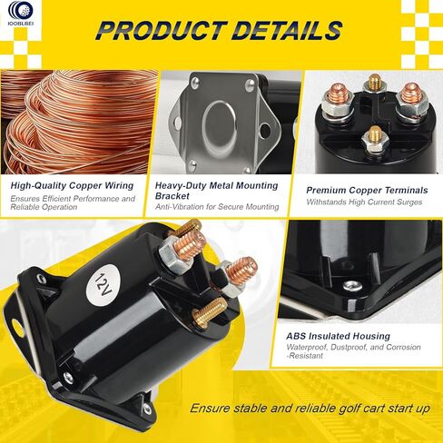 نادي السيارات 12 فولت عربة الغولف الملف اللولبي التتابع لنادي السيارات DS وسابقة 1984-up الغاز بداية استمرار واجب الملف اللولبي إصلاح التبديل 1013609، 1117، 1012275، 435-154، LPL6003 in Kuwait