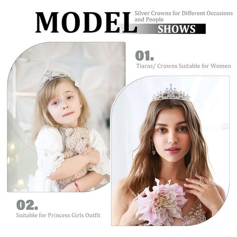 12 Pcs Pink Tiaras Crowns Headbands for Women Girls Princess Tiara Bulk Crown Rapunzel Crown for Wedding Birthday Crystal Tiara for Prom, Bride, Pageant, Halloween in Saudi Arabia