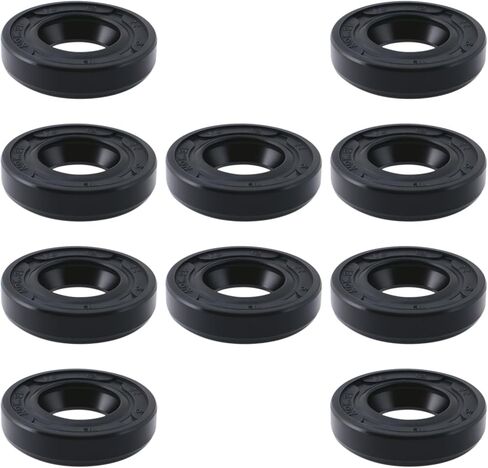 SING F LTD 10 قطعة TC 12x22x5mm Simmerring رمح ختم طوقا NBR مزدوج الشفاه النفط الختم مع الربيع النتريل بوتادين المطاط النفط الأختام الأسود in Saudi Arabia