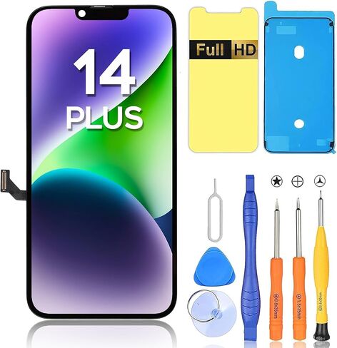 Ayake for iPhone 15 Plus Screen Replacement, 6.7 inch FHD LCD Display and Touch Digitizer Screen, True Tone Programmable, Face ID Remains (for A2847, A3093, A3096, A3094) in Saudi Arabia