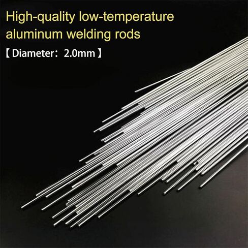 55pcs Aluminum Brazing Rods, Aluminum Welding Rods, 0.08''x13'' Low Temperature Easy Melt soldadura de aluminio, Low Temperature Universal Welding Rod No Flux Required in Saudi Arabia