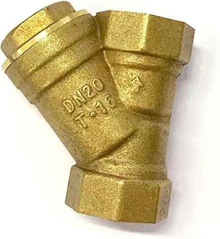 1/2" 3/4" 1" 2" 3" 4" Y Shaped Brass Strainer Filter Valve Female Inline Y Mesh Strainer Threads Filter Brass Filter Valve(3/4") in Saudi Arabia