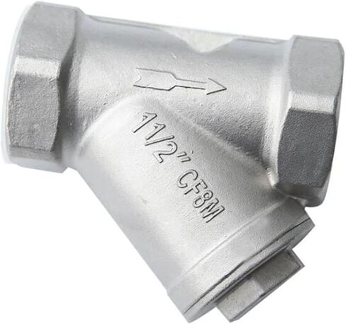 100 شبكة Y مصفاة 1/2 بوصة - 2 بوصة BSP أنثى خيط 304 الفولاذ المقاوم للصدأ 800PSI مرشح SS304 SS201 صمام ملولب (1/2 بوصة، SS304) in Kuwait