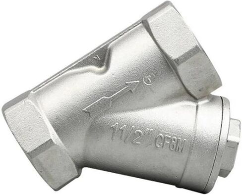 100 شبكة Y مصفاة 1/2 بوصة - 2 بوصة BSP أنثى خيط 304 الفولاذ المقاوم للصدأ 800PSI مرشح SS304 SS201 صمام ملولب (1/2 بوصة، SS304) in Kuwait