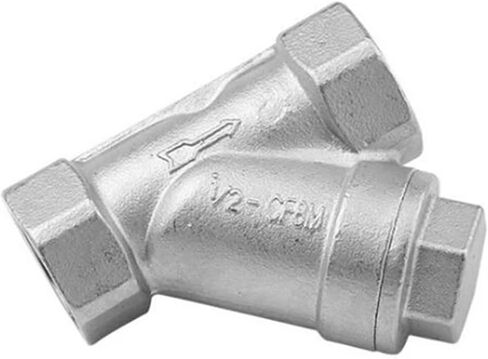 100 شبكة Y مصفاة 1/2 بوصة - 2 بوصة BSP أنثى خيط 304 الفولاذ المقاوم للصدأ 800PSI مرشح SS304 SS201 صمام ملولب (1/2 بوصة، SS304) in Kuwait