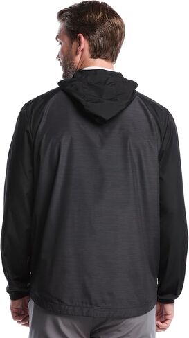 Callaway mens Men's Long Sleeve Packable Herringbone Texture Golf Wind Jacket in Saudi Arabia