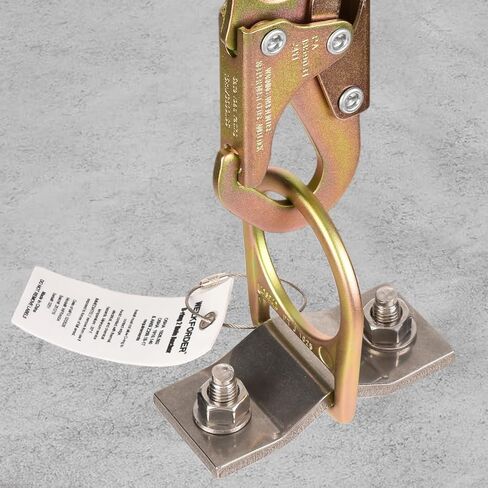 حلقة على شكل حرف D مكونة من فتحتين قابلة لإعادة الاستخدام للحماية من السقوط، مرساة خرسانية من الفولاذ المقاوم للصدأ ومطلية بالزنك | القبض على السقوط | تحديد المواقع | مرساة خرسانية | متوافق مع ANSI&OSHA in Kuwait