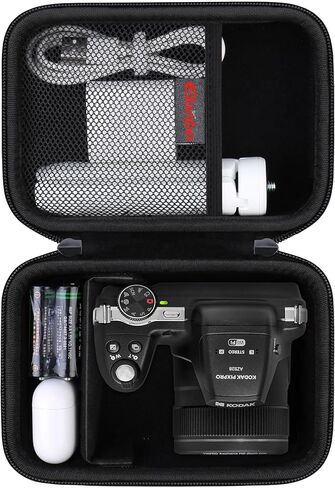 حافلة الحمل Elonbo للكاميرا الرقمية Kodak Pixpro AZ528/ AZ255/ AZ405/ AZ425/ AZ401 ، Kodak Pixpro Astro Zoom Vlogging Camera Storage Hard Camera Cable Caber in Kuwait