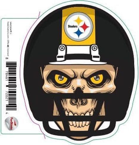 NFL Las Vegas Raiders 3 Inch Skull Helmet Sticker Decal in Saudi Arabia