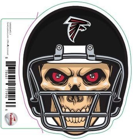 NFL Las Vegas Raiders 3 Inch Skull Helmet Sticker Decal in Saudi Arabia