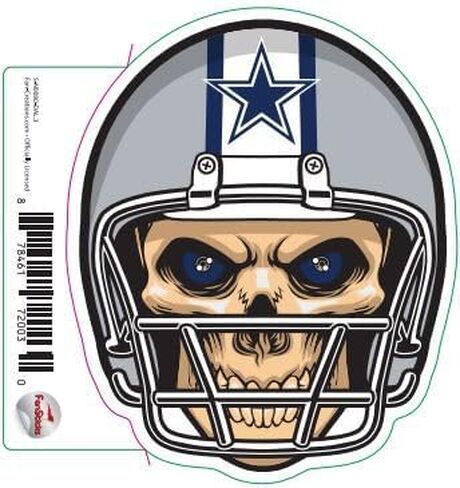 NFL Las Vegas Raiders 3 Inch Skull Helmet Sticker Decal in Saudi Arabia