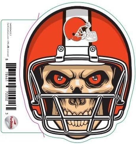 NFL Las Vegas Raiders 3 Inch Skull Helmet Sticker Decal in Saudi Arabia