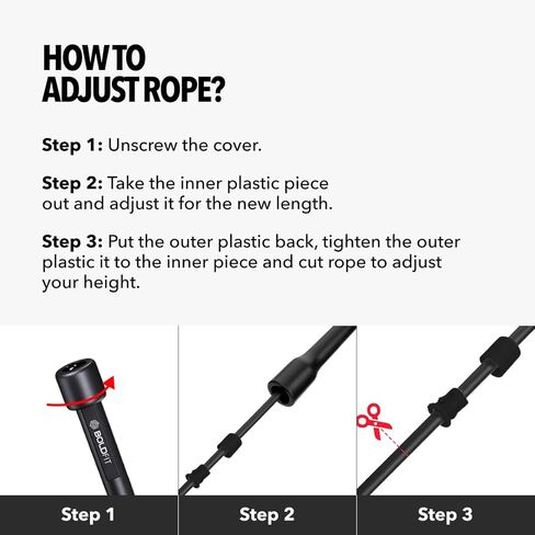 Boldfit Skipping Rope for Men and Women Jumping Rope With Adjustable Height Speed Skipping Rope for Exercise, Gym, Sports Fitness Adjustable Jump Rope-Pencil in Saudi Arabia