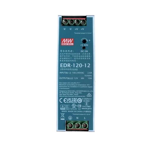EDR-120-12 120 وات مخرج واحد DIN السكك الحديدية EDR-120 12V 10A in Saudi Arabia