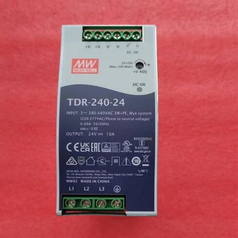 TDR-240 TDR-240-24 TDR-240-48 240W Slim Three Phase Industrial DIN Rail with PFC Function(TDR-240-48) in Saudi Arabia