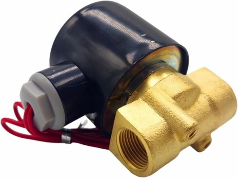 Solenoid Valve Normally Closed Brass DN06/08/10/15/20/25 1/4 3/8 1/2 3/4 1 Inch 12V 220V 24V Pneumatic 1Pcs(DN20,G_12V_COPPER BODY) in Saudi Arabia