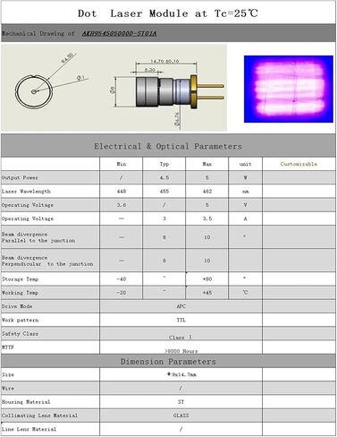 450nm 5W Diode in Saudi Arabia