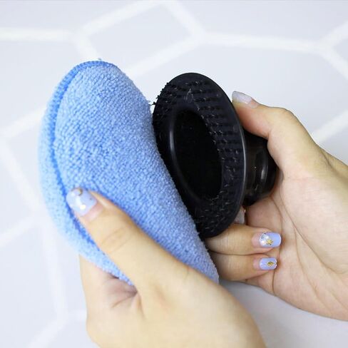 Microfiber Wax Applicator Pads, Car Wax Applicator with Waxing Handle, Buffing & Detail Polishing Foam Pads for Car Cleaning and Fine Polishing(5 inch, 6 Pack) in Saudi Arabia
