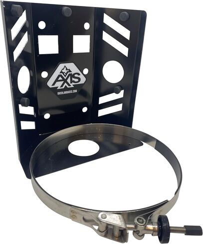 دعامة خزان البروبان من الفولاذ المقاوم للصدأ مع مسمار على شكل حرف T سريع التحرير لزجاجة غاز البروبان سعة 5 رطل LP للمركبات البرية، ومركبات RV والبحرية - المحور البري بواسطة Preece Preece Precision in Kuwait