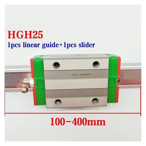 HGH25 High Precision Linear Guide 100-400mm+1PcsHGH25CA Slide(100mm) in Saudi Arabia