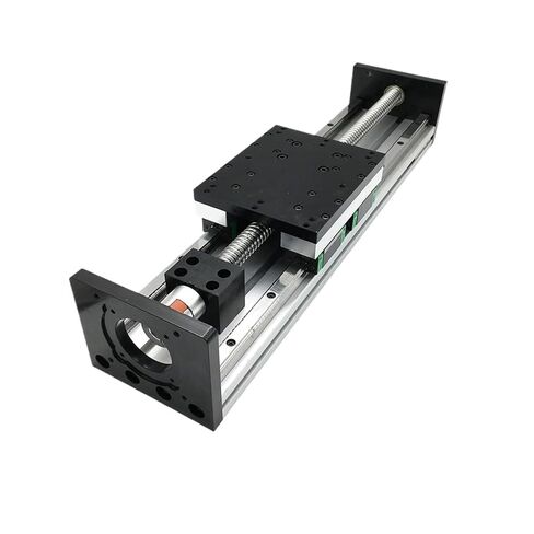 150mm Dual Linear Nema23 Bracket Heavy Duty Ball Screw Slide SFU1605/2005/2010 XYZ Axis Platform 4*HGR15(SFU1610-Stroke 100mm) in Saudi Arabia