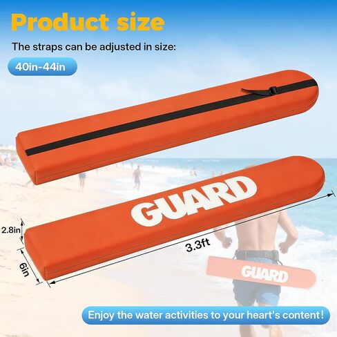 2PCS Lifeguard Rescue Tube, 40in Adjustable Life Guard Throwable Flotation Device for Pool Safety, Life Guard Equipment for Home and Commercial Use in Saudi Arabia