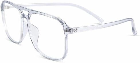 Aviator Reading Glasses for Women Men TR90 Square Blue Light Standard Anti-Reflective Coating Readers Eyewear in Saudi Arabia
