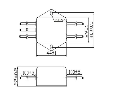 CW1B-10A-L(040) Lead Type Single Phase Power Filter AC220V in Saudi Arabia