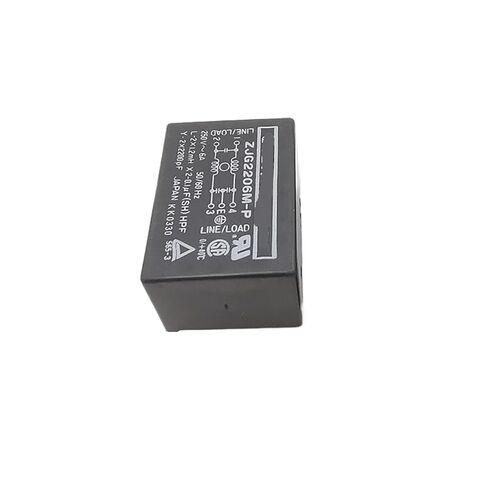 PCB Board Welding pin Single-Phase Power Filter ZJG2206M-P 6A Anti-Interference Noise in Saudi Arabia