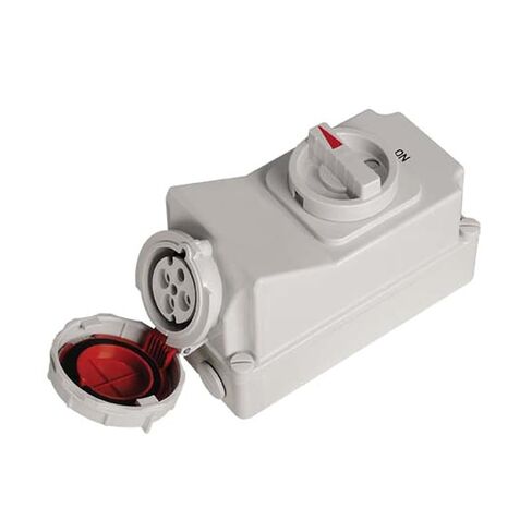 SP-5792 4P 32A refrigerated Container Socket with Mechanical Interlocking Waterproof Socket in Kuwait