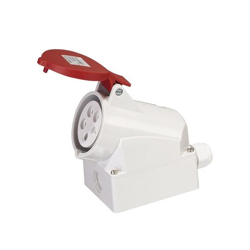 IP44 Industrial Waterproof Socket Outdoor Power Socket SP-111-16A Waterproof Exposed Socket in Kuwait