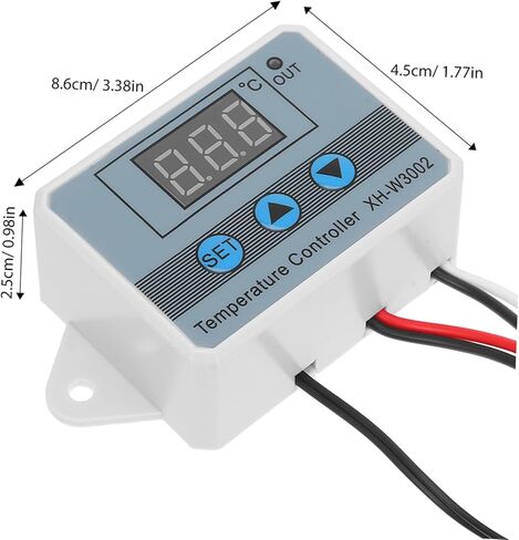 Temperature Control Abs Digital Thermostat for Exhaust Fan Easy to Use in Saudi Arabia