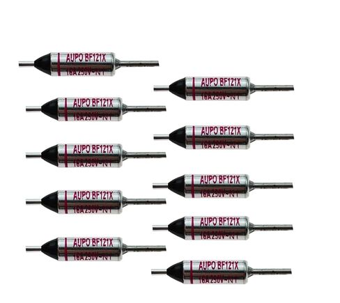 (10 PCS) BF121X, BF121X Fuse, BF121, BF121 Fuse, Thermal Fuses BF121X, 121 Degree 16A 250V Cutoff TF Pellet Axial Lead Temperature Links in Saudi Arabia