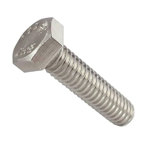 5/16-18 x 1-1/2" Hex Head Cap Screw Bolts, Stainless Steel 18-8, Full Thread, Plain Finish, Flat Point, Quantity 100 by Fastenere in Saudi Arabia