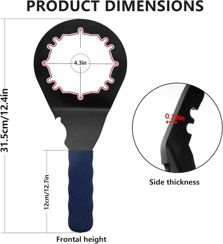 Sink Drain Wrench Universal Under Sink Wrench Faucet Tool Fit for Hex Nuts and All 4, 6 and 8 Tab Locking Nuts on strainer drains Loosen and Tighten the Filter Lock Nut in Saudi Arabia