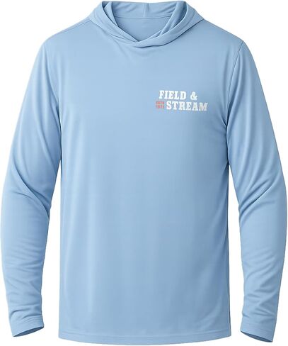 Field & Stream Men's Roll Cast Performance Hoodie with Drirelease®, Orange in Saudi Arabia