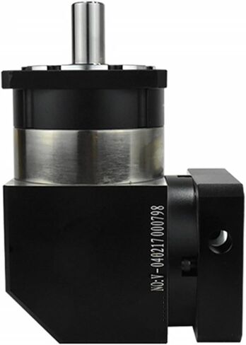 Right Angle 90 Degree Planetary Gearbox Reducer 10 arcmin Ratio 3:1 to 10:1 for 60mm 200w 400w AC servo Motor Input Shaft 14mm in Saudi Arabia