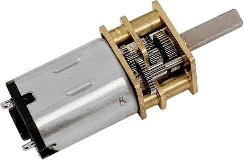 GA12-N20 DC 3V 6V 12V Metal Small Gear Motor Reduction Low Speed ​​5RPM/7RPM/10RPM/15RPM/20RPM/30RPM(3v,5RPM) in Saudi Arabia