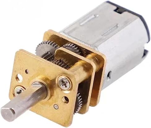 GA12-N20 DC 3V 6V 12V Motor Full Metal Gear Box Reduction 30RPM 50RPM 60RPM 150RPM 200RPM 300RPM 600RPM 1000RPM(50rpm,3V) in Saudi Arabia