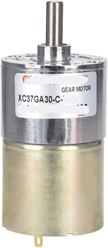 محرك تخفيض تيار مستمر XC37GA30-C تنظيم سرعة التروس 12 فولت عزم دوران عالٍ للأمام والخلف كهربائي صغير (12V20 دورة في الدقيقة) in Saudi Arabia