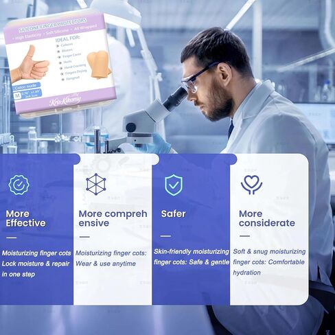 واقيات جل للأصابع، أغطية أصابع السيليكون، أغطية الضمادات لحماية إبهام الأصابع، مثالية للزناد، والتهاب المفاصل، والتشقق، والبثور، والكالس، والأظافر وتخفيف الألم in Kuwait