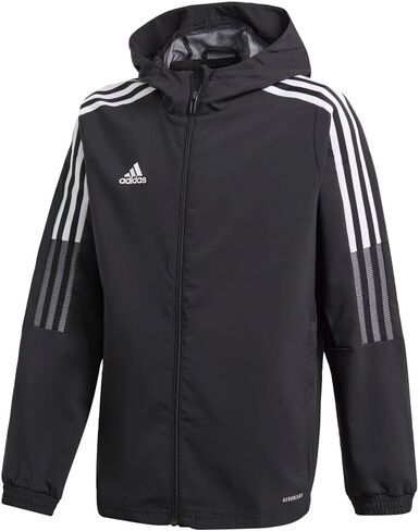 adidas unisex-child Tiro 21 Windbreaker Black Large in Saudi Arabia