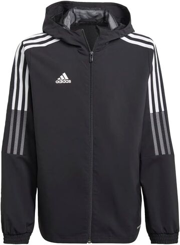 adidas unisex-child Tiro 21 Windbreaker Black Large in Saudi Arabia