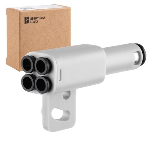 Bamboo Original 4-in-1 PTFE Adapter,Filament Bowden Tube Expansion Port,AMS Connect 4 Feeding Modules for Bambu lab X1 Series/P1 Series/H2D/H2S 3D Printers in Saudi Arabia
